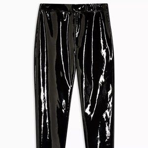 Topshop Black Skinny Vinyl Trousers